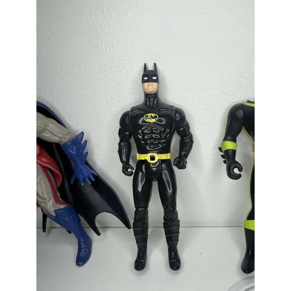 Vintage Lot of 3 BATMAN DC COMICS Vintage Action Figures 90s 1989-1996